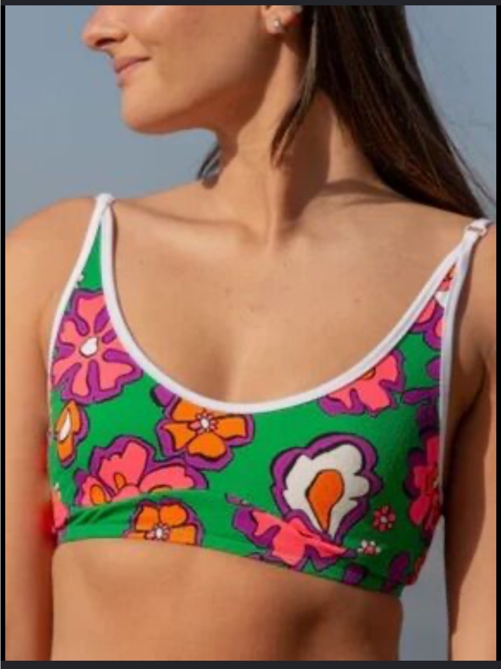 Seea x Free People Maggie Bikini Top - Seaflora  NWOT